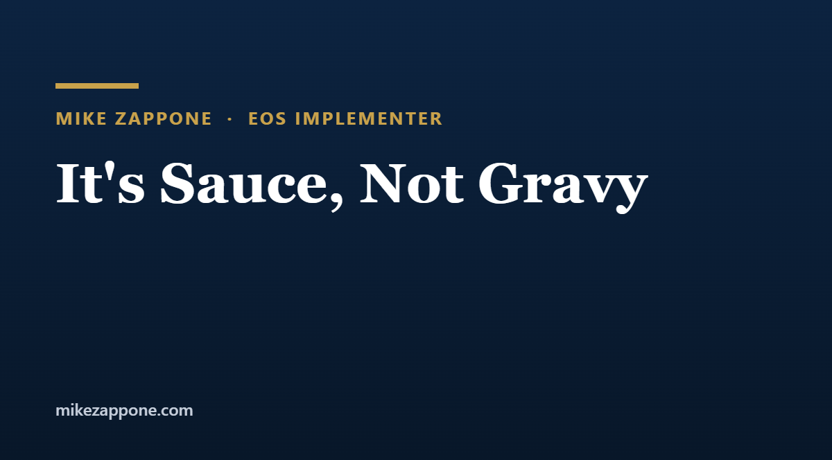 It's Sauce, Not Gravy: Why the Accountability Chart Changes a Law Firm Fastest
